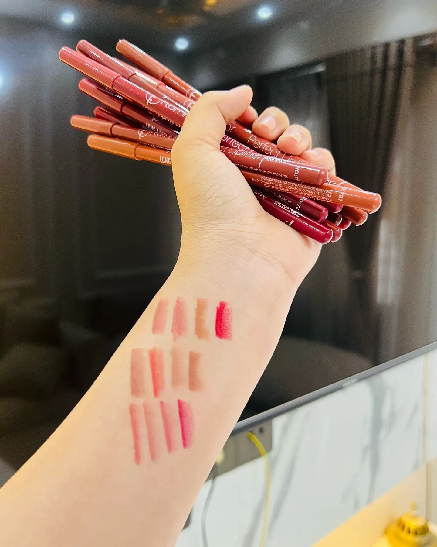 Flormar Waterproof Perfect Lipliner Pencil Set - 5