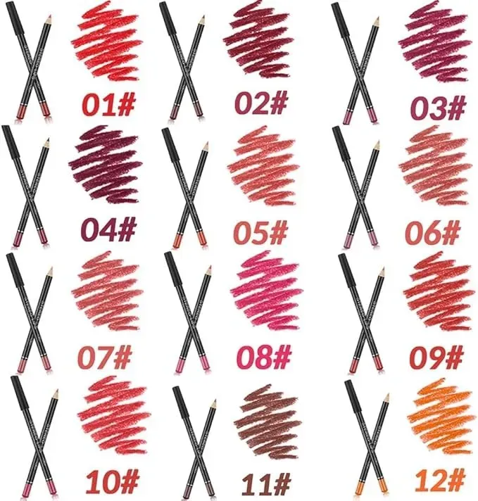 Flormar Waterproof Perfect Lipliner Pencil Set - 4