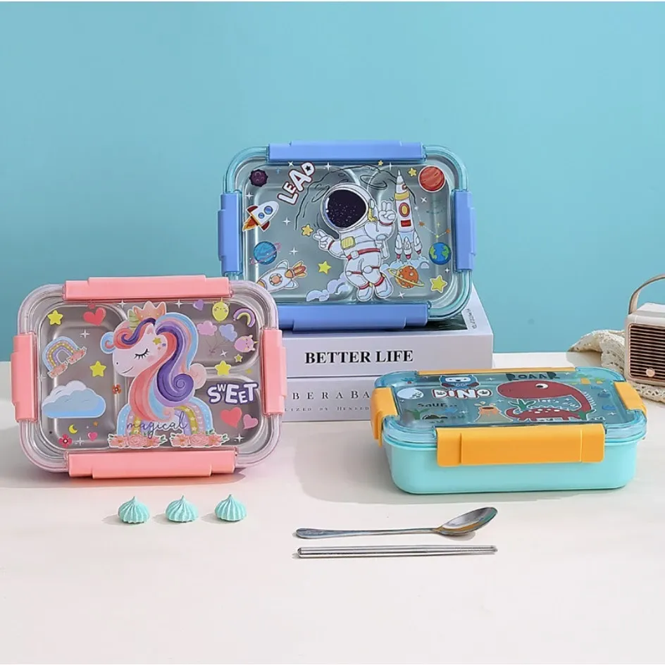 Kids Dino Bento Lunch Box 2586 - 2