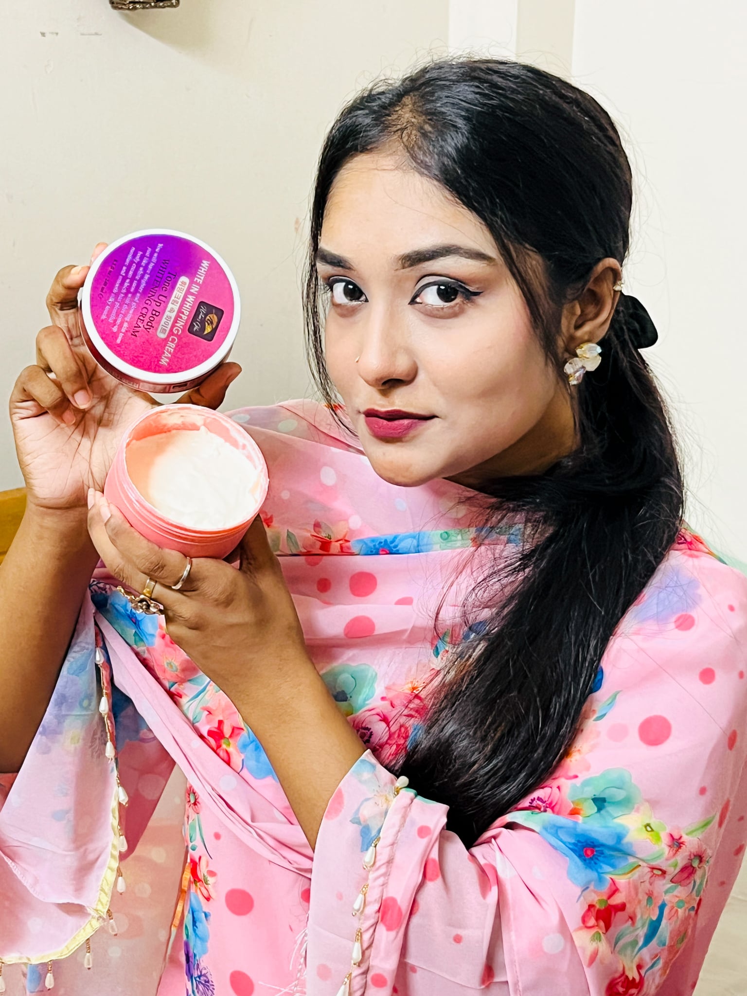 Nature's Glow White In Whipping Cream (Tone Up Body Whitening Cream) - 3